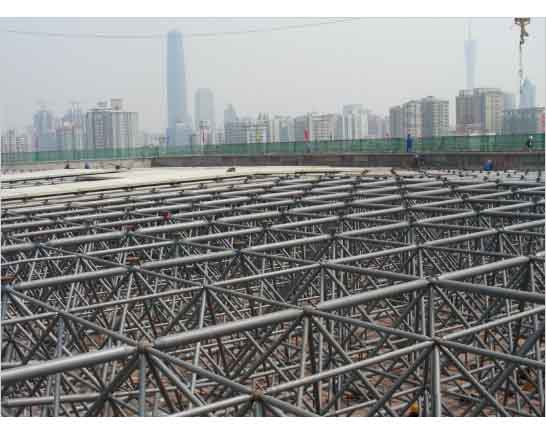 嘉定新建铁路干线广州调度网架工程